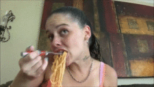 michelle spaghetti gif