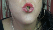 angel's fishy mouth gif